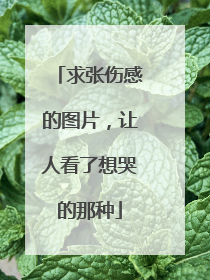 求张伤感的图片,让人看了想哭的那种