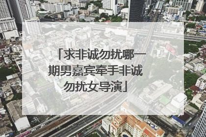 求非诚勿扰哪一期男嘉宾牵手非诚勿扰女导演