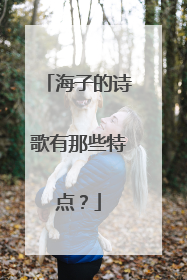 海子的诗歌有那些特点?
