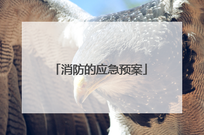 消防的应急预案