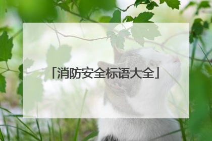 消防安全标语大全