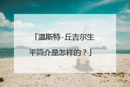 温斯特·丘吉尔生平简介是怎样的?