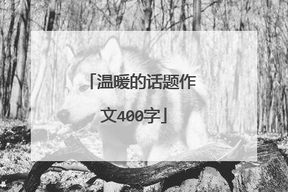 温暖的话题作文400字