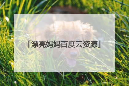漂亮妈妈百度云资源