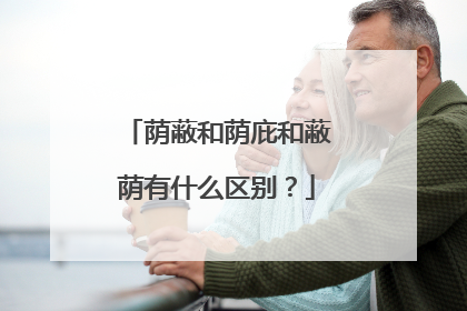 荫蔽和荫庇和蔽荫有什么区别？