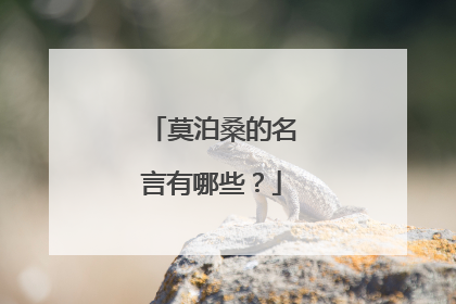 莫泊桑的名言有哪些?
