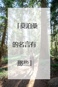 莫泊桑的名言有那些