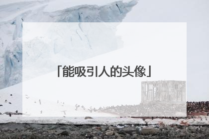 能吸引人的头像