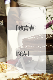 致青春的诗