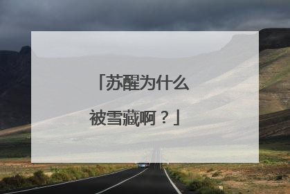 苏醒为什么被雪藏啊？