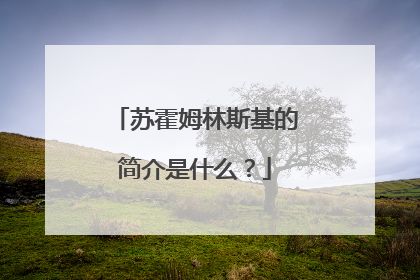 苏霍姆林斯基的简介是什么？