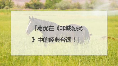 葛优在《非诚勿扰》中的经典台词!