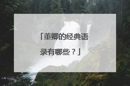 董卿的经典语录有哪些?