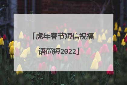虎年春节短信祝福语简短2022