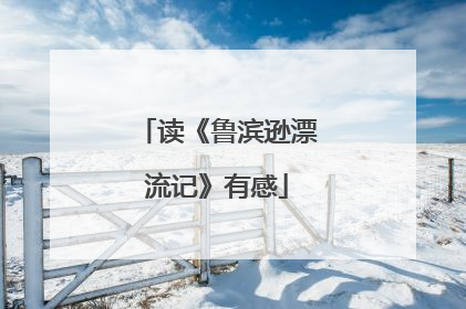 读《鲁滨逊漂流记》有感