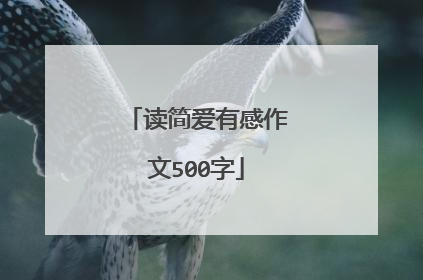 读简爱有感作文500字