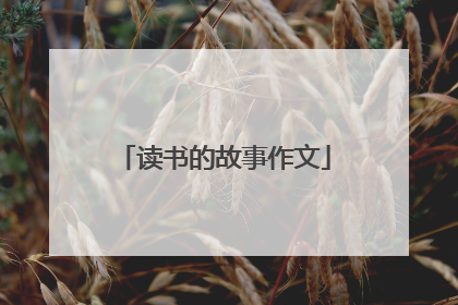 读书的故事作文