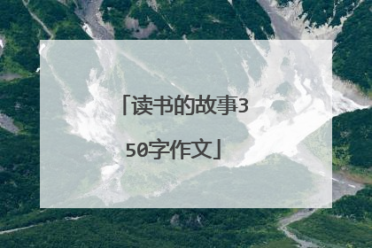 读书的故事350字作文