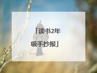 读书2年级手抄报