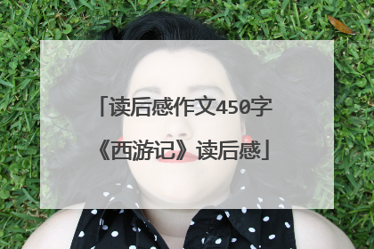 读后感作文450字 《西游记》读后感