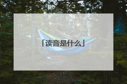 读音是什么