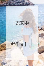 语文中考作文