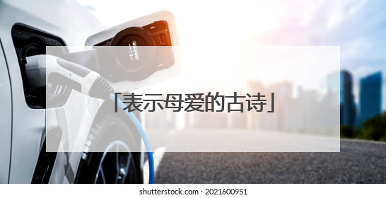 表示母爱的古诗