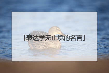 表达学无止境的名言