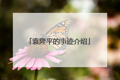 袁隆平的事迹介绍