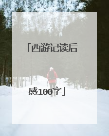 西游记读后感100字