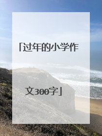 过年的小学作文300字