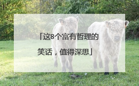 这8个富有哲理的笑话，值得深思