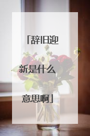 辞旧迎新是什么意思啊