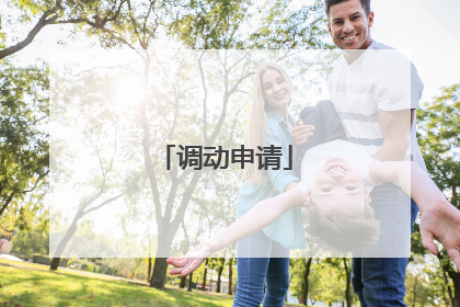 调动申请