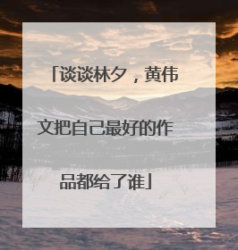 谈谈林夕，黄伟文把自己最好的作品都给了谁