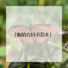 购销合同书范本