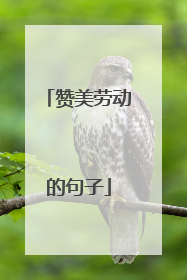 赞美劳动的句子