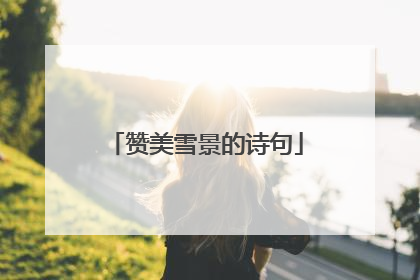 赞美雪景的诗句