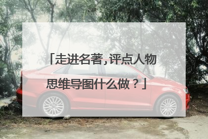 走进名著,评点人物思维导图什么做？