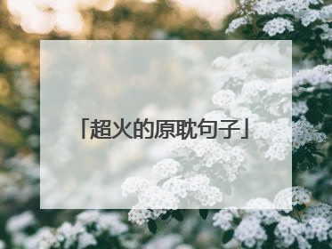 超火的原耽句子