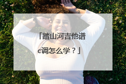 踏山河吉他谱c调怎么学?