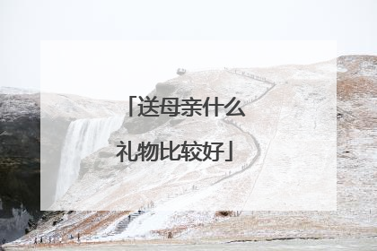 送母亲什么礼物比较好