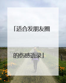 适合发朋友圈的伤感语录