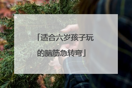 适合六岁孩子玩的脑筋急转弯