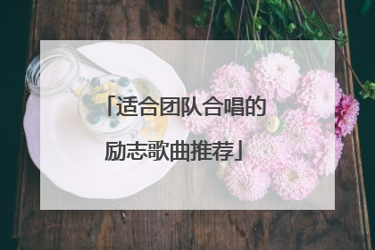 适合团队合唱的励志歌曲推荐