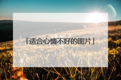 适合心情不好的图片