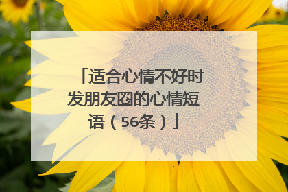 适合心情不好时发朋友圈的心情短语(56条)