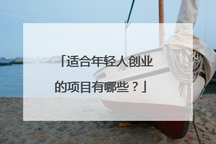 适合年轻人创业的项目有哪些?