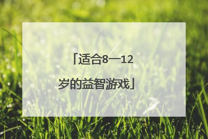 适合8一12岁的益智游戏