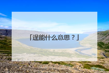 逞能什么意思?
